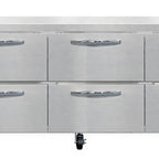 Thumbnail image #2 for Continental Refrigerator RA118N-D 118" Worktop Refrigerator with 8 Drawers, 1 Door, Stainless Steel Top, Front and Sides