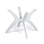 Thumbnail image #1 for Grosfillex US850004 Y-Leg Pedestal Table Base, White Resin, for 42–48 in Round Poolside Tables, Fits 1-1/2 in Umbrella Poles