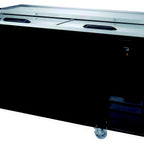 Thumbnail image #1 for Dukers Appliance Co., USA Ltd. DHBC50 . Horizontal Chest Bottle Cooler, 49-5/8"W, 11.5 cu. ft., Black, 2 Lockable Sliding Lids