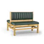 Thumbnail image #1 for JustChair Manufacturing JBD-WT-UCH-36-GR1/COM Double Restaurant Booth, Wood Frame, Upholstered Channel Back, Padded Seat, 36"H
