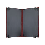 Thumbnail image #2 for Risch VIENNA-6V 8.5X14 Vinyl Wave-Pattern Booklet Menu Cover, 8-1/2 x 14 in, 6-View Case of 25