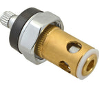 Thumbnail image #1 for AllPoints Foodservice Parts & Supplies 1061250 Pre-Rinse Faucet Hot Spindle Assembly, Quarter-Turn, 2-1/4 in, Stainless Steel, Lead Free