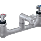 Thumbnail image #1 for Component Hardware Encore K77-8002 Wall-Mount Service Sink Faucet, 8" Adjustable Centers, 2-1/2" Cast Spout with Pail Hook