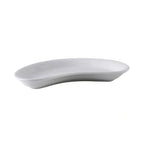 Thumbnail image #1 for Tuxton China DuraTux®© BPZ-0862 Porcelain Crescent Plate, 8-3/4" x 4-1/8" x 1-1/8", Rolled Edge, White 1 Dozen