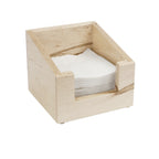 Thumbnail image #1 for Cal-Mil Blonde 3309-71 Maple Wood Napkin Holder, 6-1/4" x 6-1/4" x 5-1/2"H