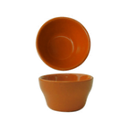 Thumbnail image #1 for International Tableware Cancun CA-4-O Ceramic Orange Bouillon Bowl, 7-1/4 oz., 4 in. Diameter Case of 3 Dozen