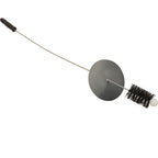Thumbnail image #1 for AllPoints Foodservice Parts & Supplies 1021212 Drain Cleaner Brush, 36" Long, Splash Guard and Handle, for 2" Floor Drains