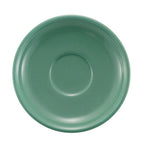 Thumbnail image #1 for CAC China Tango TG-2-G Porcelain Saucer, 6" Round, Embossed, Green Case of 3 Dozen