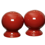 Thumbnail image #1 for Steelite Homer, Fiesta Scarlet HL497326 Salt & Pepper Shaker Set, China, Scarlet, 2.25 x 2.625 in