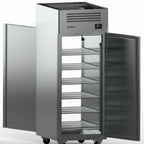 Thumbnail image #1 for Infrico USA IRR-AGB701PDC Pass-Thru Single-Section Reach-In Refrigerator, 19.7 cu. ft., Solid Door, Stainless Steel
