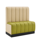 Thumbnail image #1 for ATSMFG ATS AT&S-AS-R42-6CH GR5/COM Single Upholstered Restaurant Booth, 6-Channel Back and Seat, 48"W x 23"D x 42"H