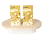 Thumbnail image #2 for Cal-Mil Blonde 22411-3-71 Oval Buffet Riser, 18" x 10" x 3"H, Maple Wood Top, White Metal Base