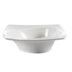 Thumbnail image #1 for CAC China Accessories TXB-5 Porcelain Bowl, 3 oz, 5-Inch Cowboy Hat Shape, Bone White Case of 3 Dozen