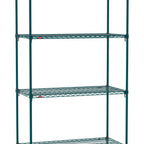 Thumbnail image #1 for Metro Super Erecta SA-2154K3-86-S4 Super Adjustable Super Erecta® Starter Wire Shelving Unit, 54"W x 21"D x 86"H, 600 lb. capacity per shelf, 2000