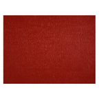 Thumbnail image #1 for Risch GA-8003 Rectangular Woven Vinyl Placemat, 16" x 12", Ruby Case of 2 Dozen
