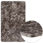 Thumbnail image #1 for Flash Furniture XU-2442-MAR-GG Rectangular Restaurant Table Top, 24" x 42", Gray Marble Laminate