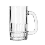 Thumbnail image #1 for Libbey Beer Mug 5309 12 oz Clear Glass with Handle