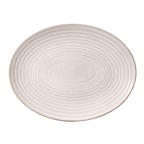 Thumbnail image #1 for Vertex China Elements E-12-F China Platter, 9-1/2-inch Oval, Coupe Rim, Blue Fog Case of 2 Dozen