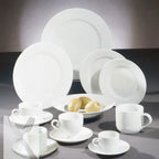 Thumbnail image #2 for Ten Strawberry Street Royal White RW0003 Round Rim Soup Bowl, 8 oz, 9-1/4", China Case of 24