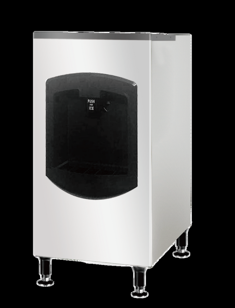 Product image #4 for Resolute Ice Systems IDB130 Countertop No-Touch Ice Dispensing Bin, 130 lb Storage, Stainless Steel