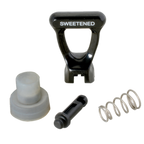 Thumbnail image #1 for AllPoints Foodservice Parts & Supplies 1901361 Faucet Repair Kit, 2 1/2" H x 1 5/8" W, Black Plastic Handle