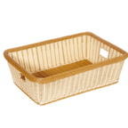 Thumbnail image #1 for G.E.T. Clipper Mill WB-1517-TT . . Rectangular Polyweave Fast Food Basket, Polypropylene, Two-Tone, 23 x 17 x 7 in Case of 6