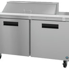 Thumbnail image #5 for Hoshizaki Steelheart SR60B-12 60-Inch 2-Section Sandwich Top Prep Refrigerator, 12-Pan Rail, Stainless Steel