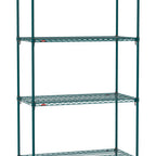 Thumbnail image #1 for Metro Super Erecta SA-2136K3-86-S4 Super Adjustable Super Erecta® Starter Wire Shelving Unit, 36"W x 21"D x 86"H, 800 lb. capacity per shelf, 2000