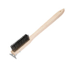 Thumbnail image #1 for CAC China B3UT-21W Utility Cleaning Brush/Scraper, 20-1/2" Handle, Wire Bristles Case of 48