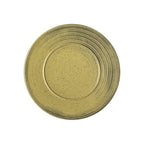 Thumbnail image #1 for Global Tableware Collective Mesa Ceramics FF7022583650 Round Stoneware Plate, 8-5/8", Twist, Yellow