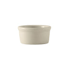 Thumbnail image #1 for Tuxton China DuraTux®© BEX-025 Ceramic Ramekin, 2-1/2 oz., 3" Diameter x 1-1/2"H, Round, American White/Eggshell Case of 4 Dozen