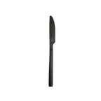 Thumbnail image #1 for Libbey Elexa Noir 863 5501 9-Inch Serrated Dinner Knife, Solid Handle, 18/0 Stainless Steel, Satin Noir Finish