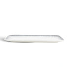 Thumbnail image #2 for Mikasa Hospitality (Lifetime Brands, Inc.) F2d 5314878 Rectangular Porcelain Plate, 8.7 in, White with Black Sparkle Case of 36