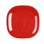 Thumbnail image #1 for Thunder Group Passion PS3008RD Red Melamine Square Plate, 8-1/4", Rolled Edge Case of 48