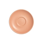 Thumbnail image #1 for Vertex China Elements E-2-R Round China Saucer, 6-1/2-Inch Coupe with Polished Foot and Subtle Embossing, Desert Rose Case of 3 Dozen