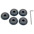 Thumbnail image #1 for AllPoints Foodservice Parts & Supplies 2121026 Commercial Blender Drive Socket Kit with 5 Sockets and Allen Wrench