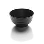 Thumbnail image #1 for G.E.T. Zen - EGS JW1107-B Black Round Melamine Bowl, 34 oz., 7-1/8" Dia. x 3-3/4"H Case of 6