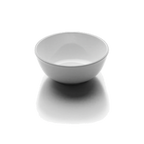 Thumbnail image #1 for G.E.T. Viva - EGS KD504L-W Round Melamine Bowl, 9 oz., 4-5/8" Diameter x 2"H, White with Black Trim Case of 6