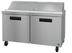 Thumbnail image #5 for Hoshizaki Steelheart SR60B-16 60-Inch Two-Section Sandwich Top Prep Refrigerator with 16-Pan Rail