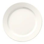 Thumbnail image #1 for Libbey Basics BMEL-1107 9-Inch White Melamine Plate, Round, Medium Rim