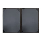 Thumbnail image #2 for Risch Tamarac TAM-2V 5.5X8.5 Double-Fold Faux-Leather Menu Cover, 2-View, 5-1/2" x 8-1/2" Case of 25