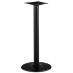Thumbnail image #1 for ATSMFG ATS AT&S-TR18M-BAR MFG Bar-Height Table Base Kit, 2-Piece, 18-inch Diameter Base, 3-inch Column, Black Powder Coat