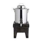 Thumbnail image #1 for Steelite DW Haber, Fusion Buffet System DW055MLWDAG Milk Dispenser, 5-1/2 qt., Ice Sleeve, Ash Gray Fusion Base