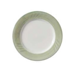 Thumbnail image #1 for Vertex China Sausalito SAU-21-G 12-Inch Round China Plate, Sculpted Lines, Cilantro 1 Dozen