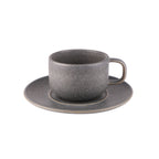 Thumbnail image #1 for Global Tableware Collective Mesa Ceramics FF0332190000 Stoneware Tea Cup, 7.5 oz, Antracite