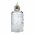 Thumbnail image #1 for JB Prince 1303 Glass Bitters Bottle, 6.8 oz (200 ml), Stainless Steel Cork Dasher Top