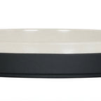 Thumbnail image #1 for Cal-Mil 26131-10-138 10-Inch Black Round Melamine Plate with Raised Rim, Matte Glossy Finish Case of 6