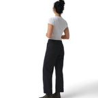 Thumbnail image #2 for Chef Works PBN02W-BLK-2 Women's Utility Carpenter Pants, 100% Cotton, Black, Size 2, Reinforced Knee Panels