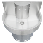 Thumbnail image #2 for IMC/Teddy MHS-3 Freestanding 3-Position Hand Sink with Faucet, Stainless Steel, 38"L x 28"W x 44"H