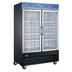 Thumbnail image #3 for Black Diamond 2-Section Refrigerated Glass Door Merchandiser, 45 Cu. Ft., Black, Bottom-Mount Self-Contained